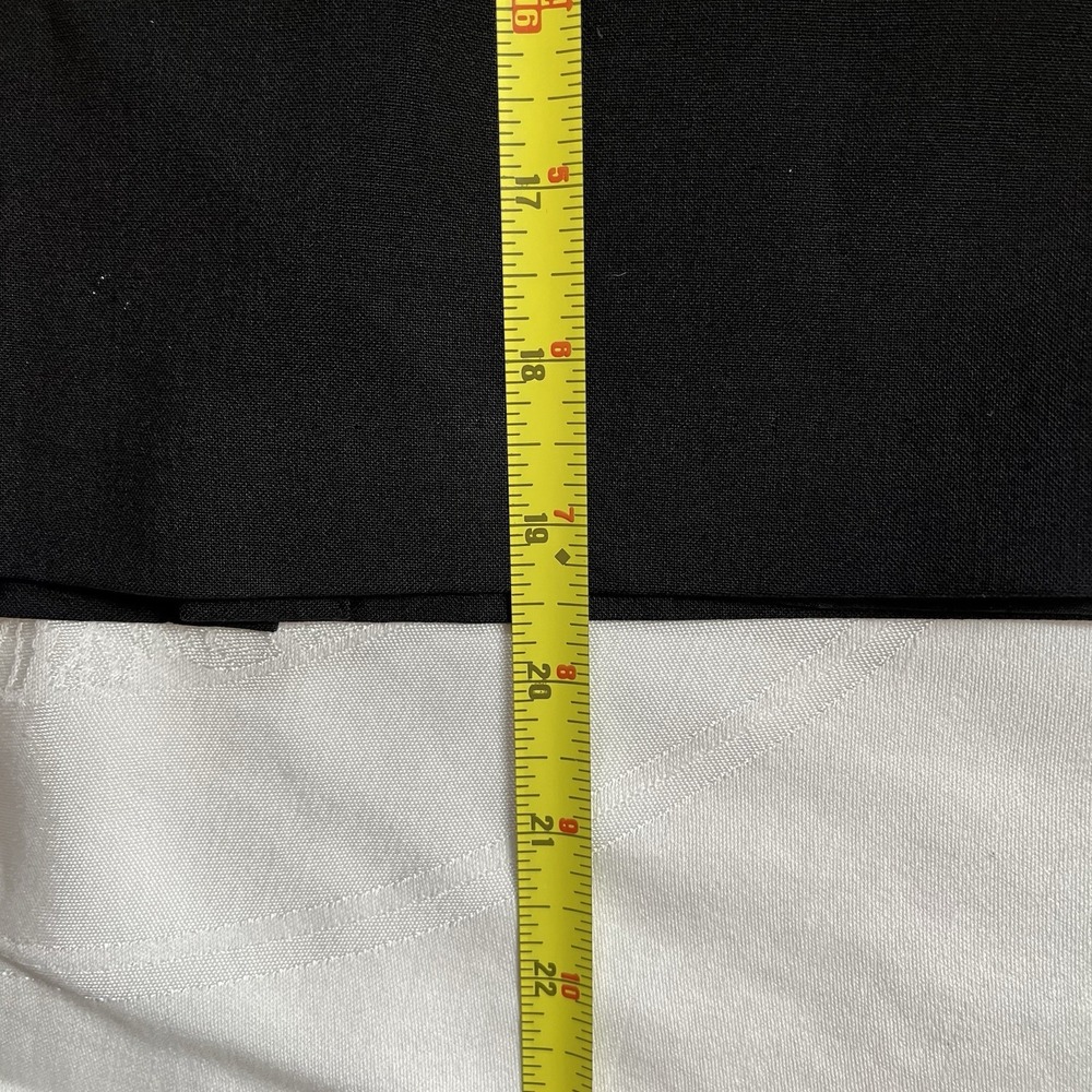 Gap Classic Stretch Wool Belt Loop Work Casual Party Black Skirt Size 8 - Picture 7 of 8